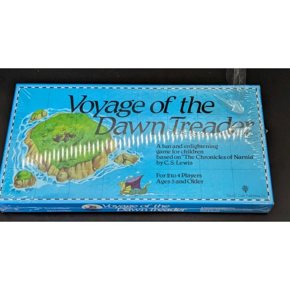 1983 Voyage Of The Dawn Treader Board Game Chronicles of Narnia RARE NEW - READ!